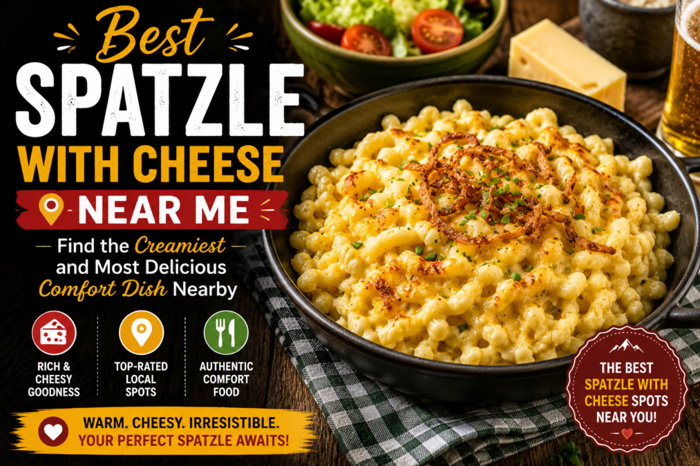 Best Spatzle With Cheese Near Me