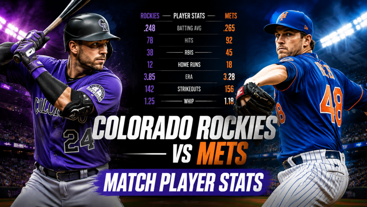 colorado rockies vs mets match player stats