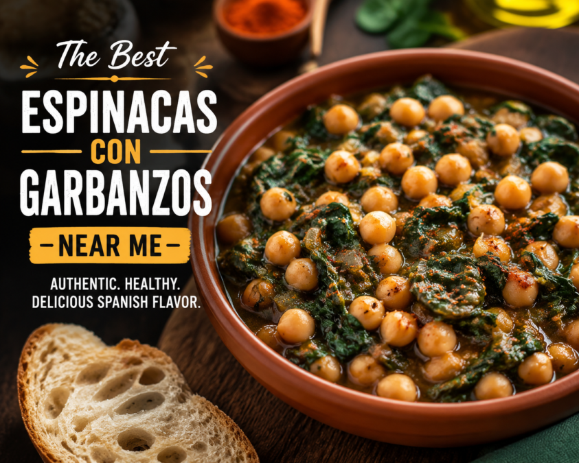 Best Espinacas Con Garbanzos Near Me