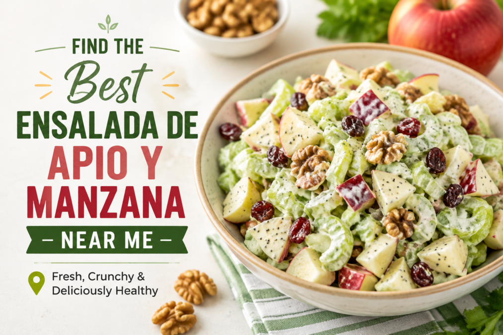 Best Ensalada de Apio y Manzana Near Me
