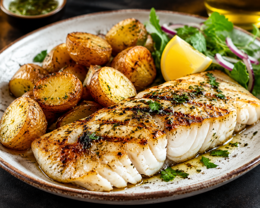 Best Grilled Hake With Potatoes Near Me