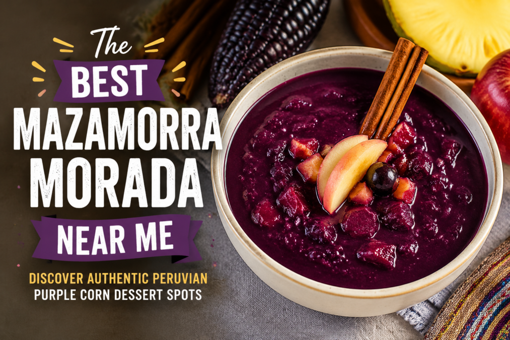 Best Mazamorra Morada Near Me